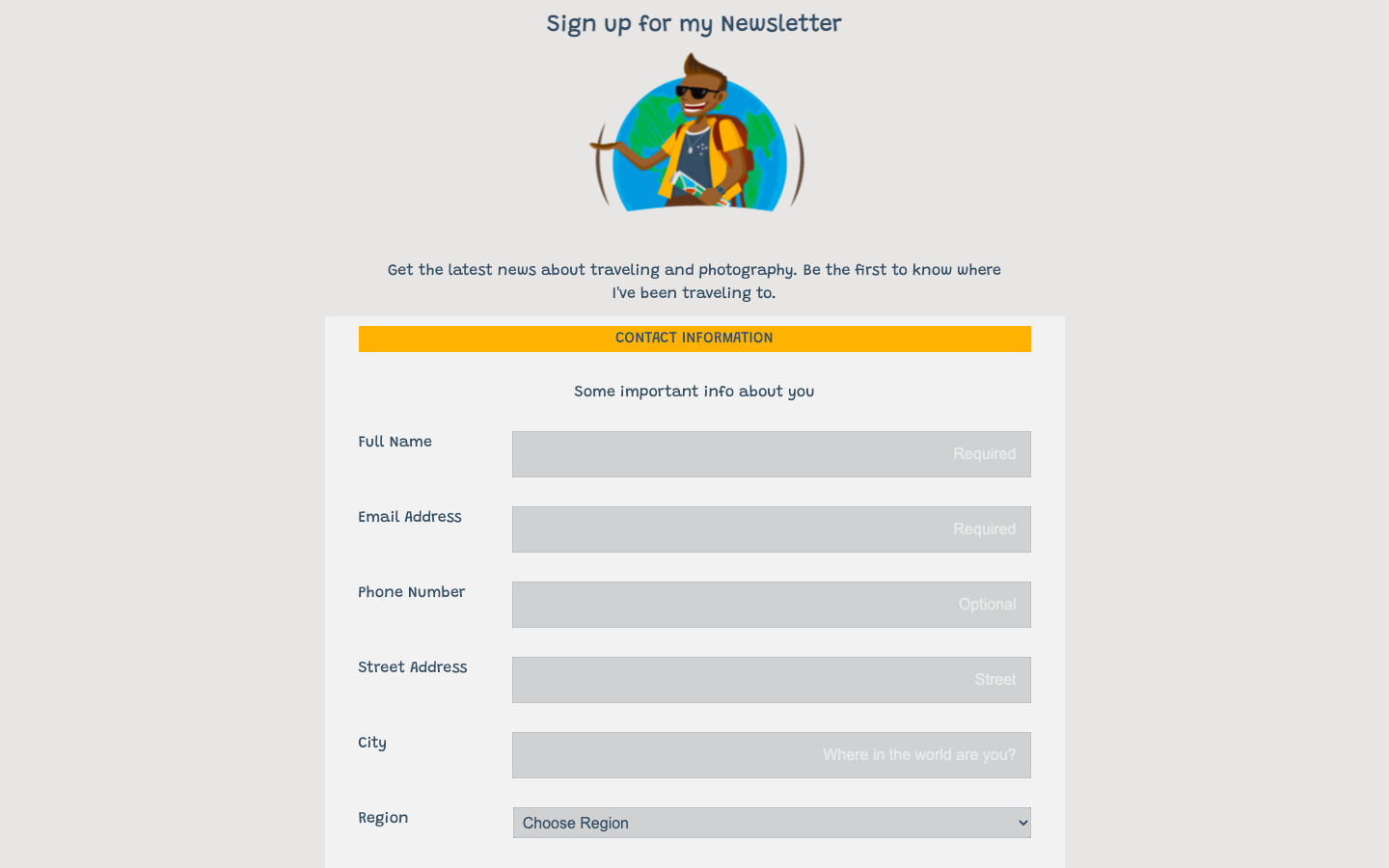 Registration Form